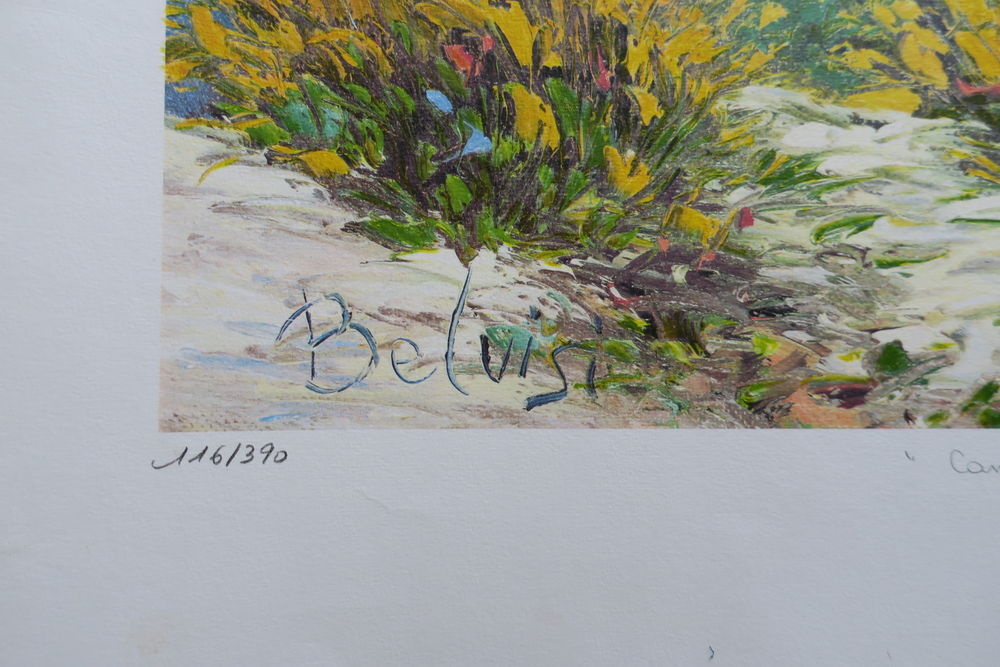 LITHOGRAPHIE MARCEL BELVISI 
