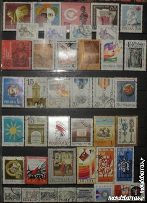 217 timbres oblitrs de POLOGNE 23 Montreuil (93)
