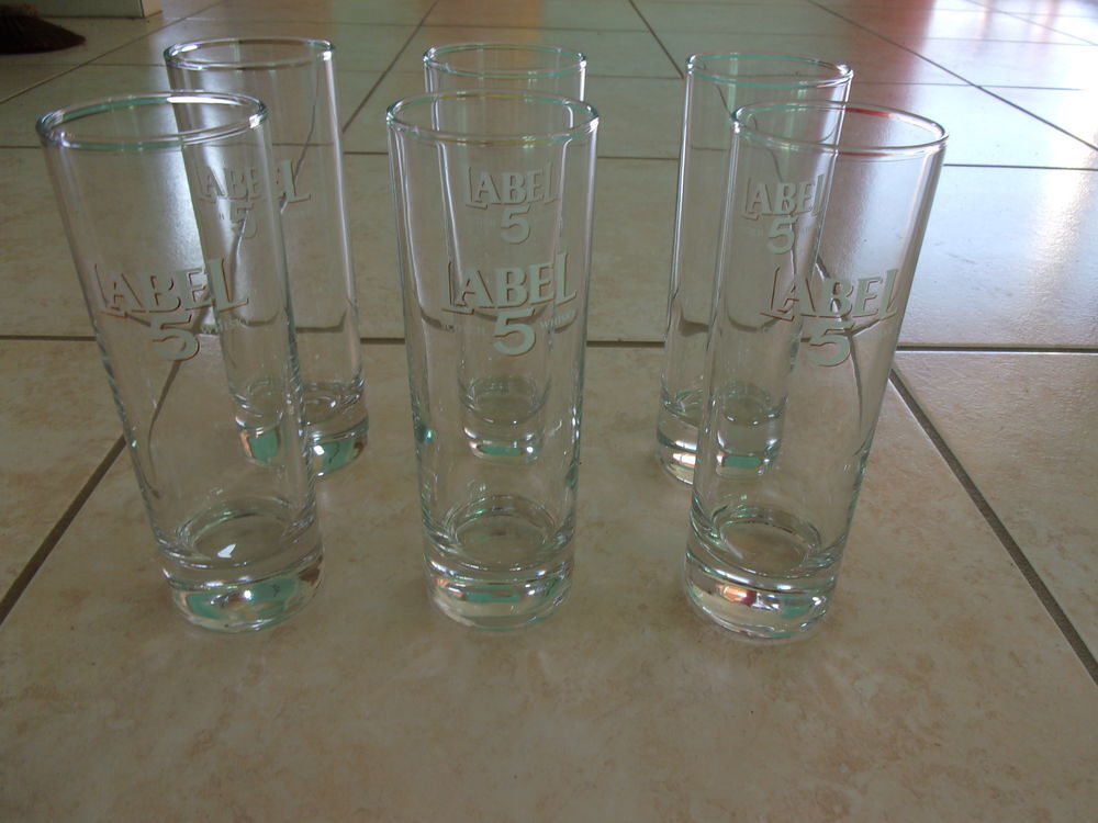 Lot de 6 verres Label 5 Scotch Whisky (Neuf) Cuisine