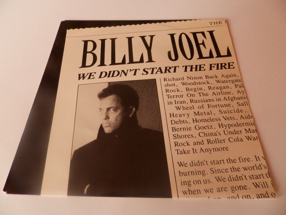 BILLY JOEL - we didn't start the fire CD et vinyles