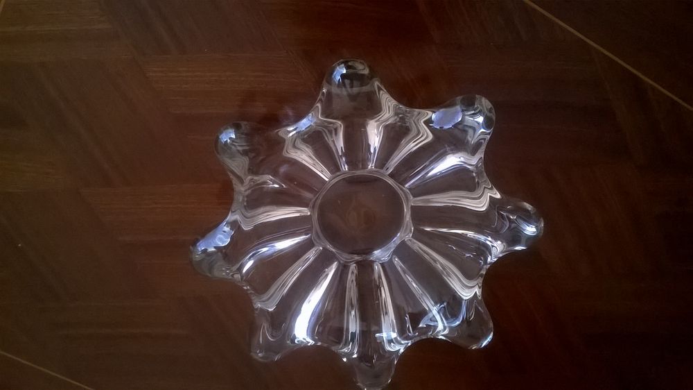 Coupe vide-poches en cristal ronde Décoration
