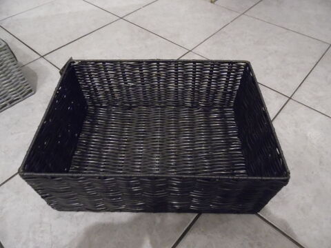 panier de rangement plastique noir, NEUF 8 Abbeville (80)