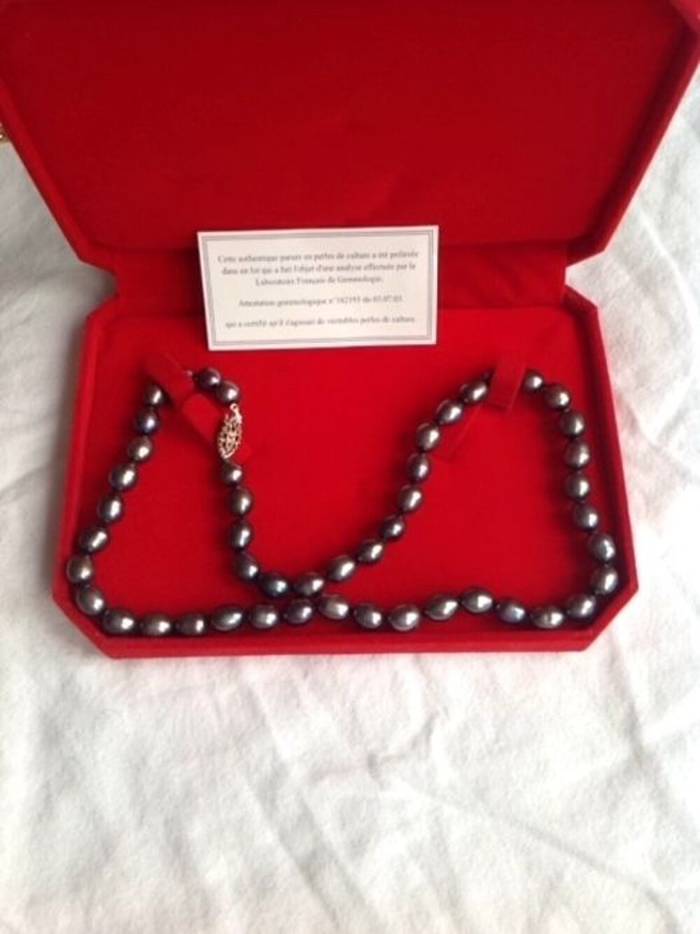 Collier de perle de culture Bijoux et montres