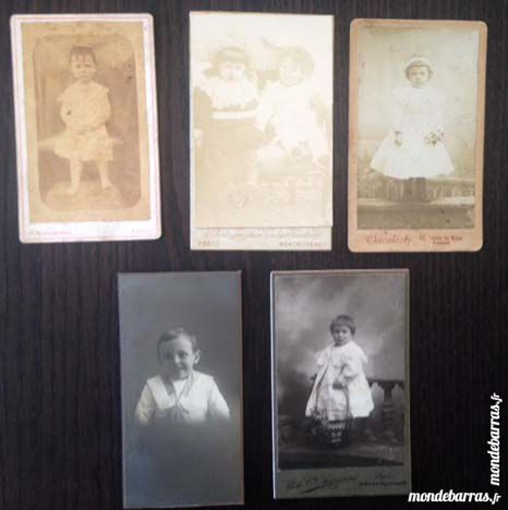 5 CDV d'enfants 