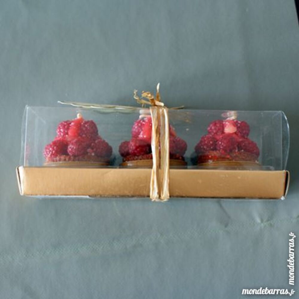 Coffret de 3 Bougies Parfum&eacute;e en forme de Cupcake Décoration