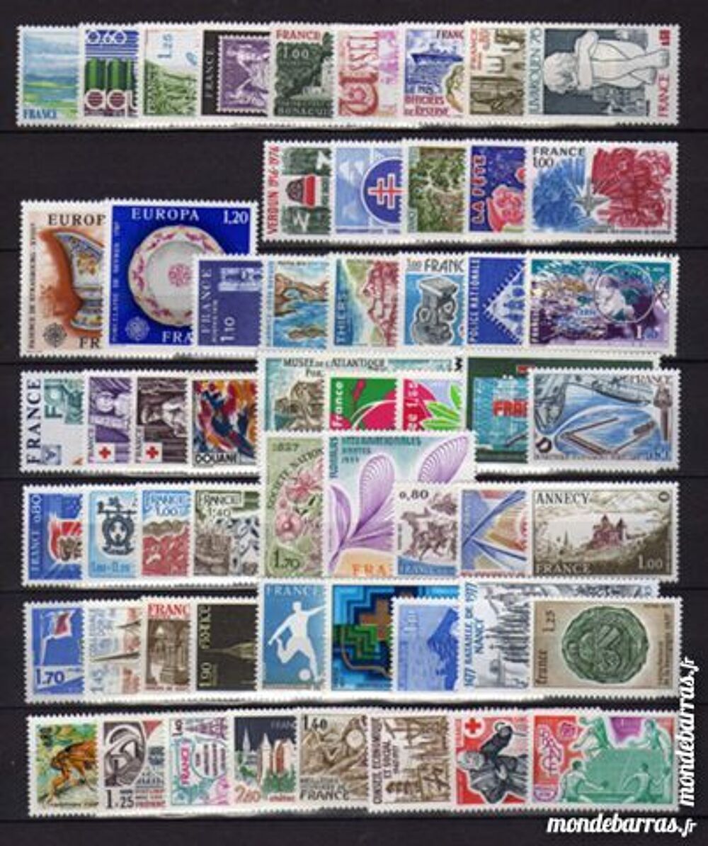 LOT T de 57 Timbres France NEUFS** 