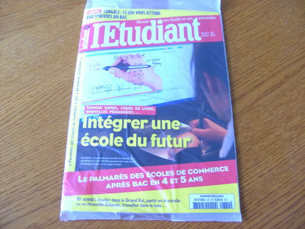 Revue L'&eacute;tudiant N&deg; 372 - Octobre 2013 Livres et BD
