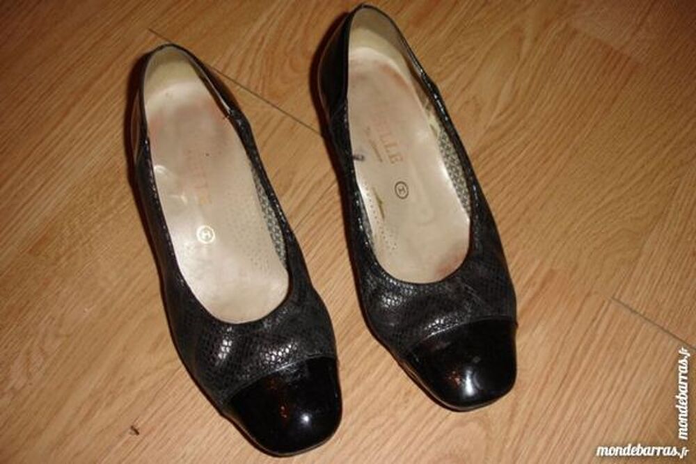 Chaussures cuir noir Chaussures