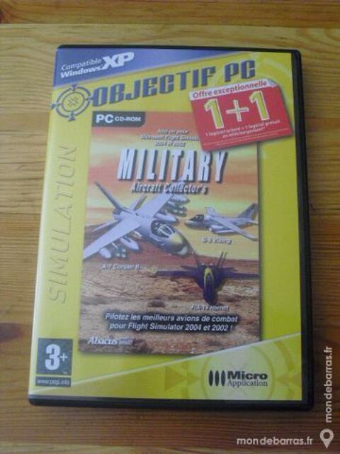 jeu vidéo PCROM simulation MILITARY AIRCRAFT 1 Lyon 5 (69)