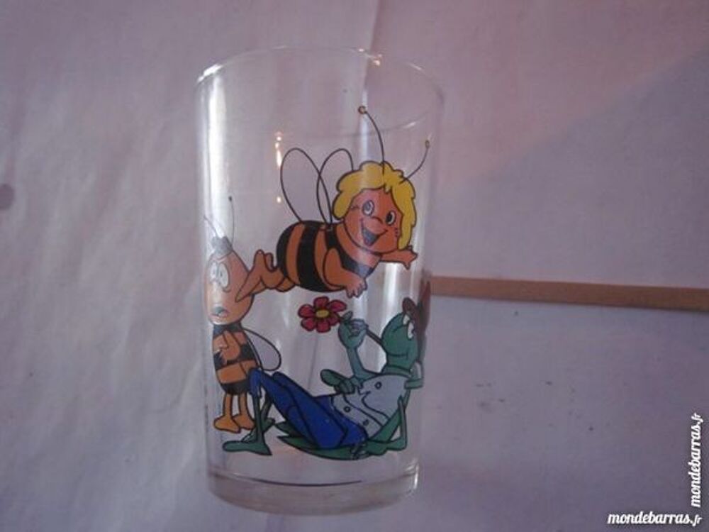 VERRE DESSIN ANME MAYA L'ABEILLE 