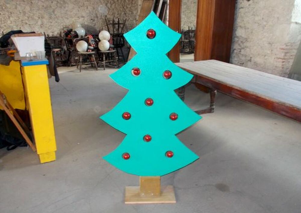 arbre sapin de no&euml;l en bois d&eacute;co maison, magasin Décoration