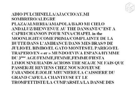 PARTITIONS (UT) pour orchestre 1 Castres (81)