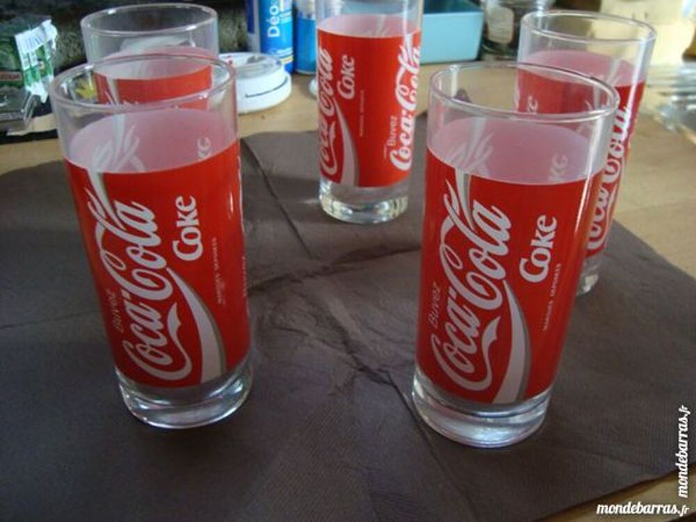 5 verres coca cola Cuisine