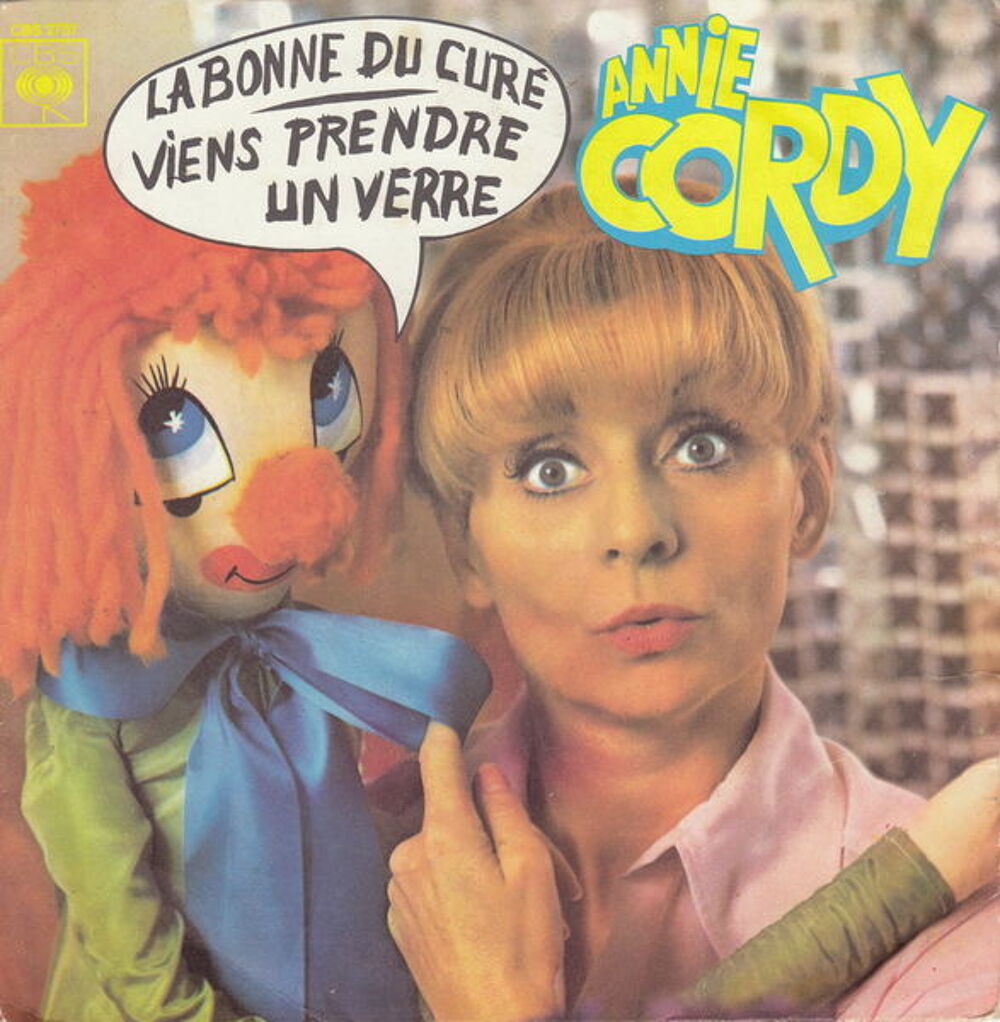Disque 45 tours Annie Cordy - La bonne du cur&eacute;
CD et vinyles