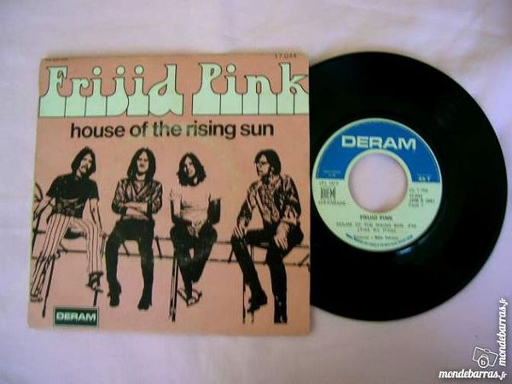 45 TOURS FRIJID PINK House of the rising sun CD et vinyles