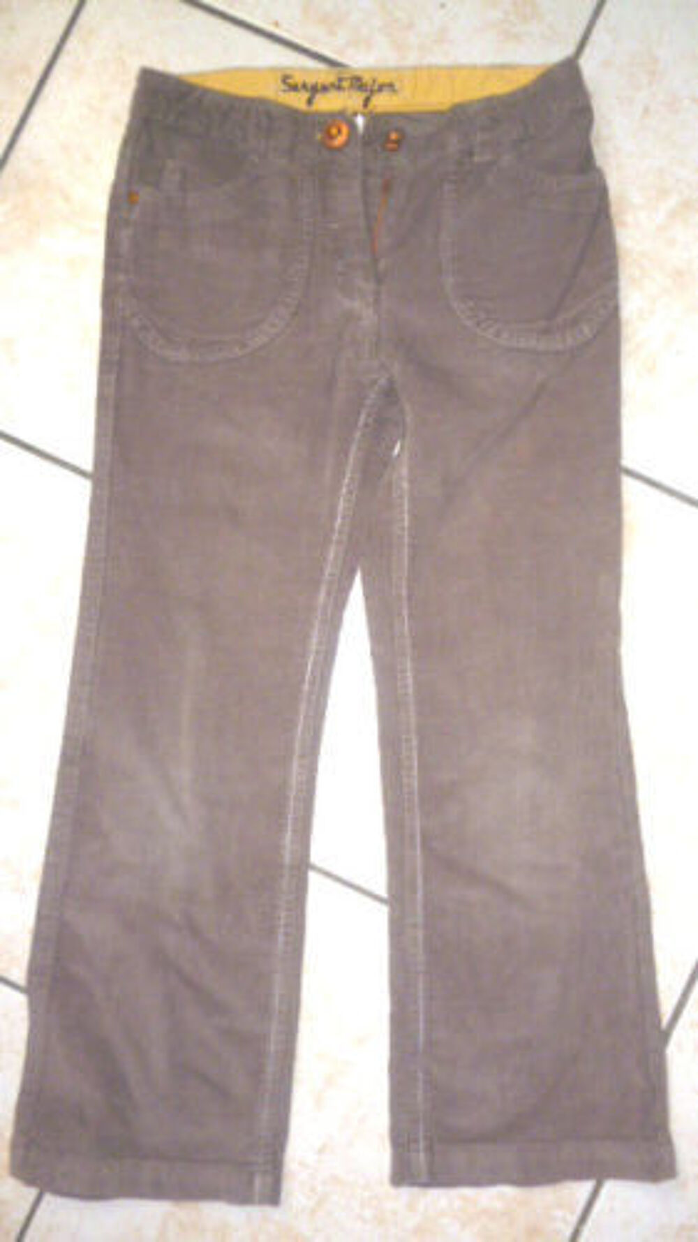 Pantalon " Sergent Major " fille Taille 8 ans NEUF Vêtements enfants