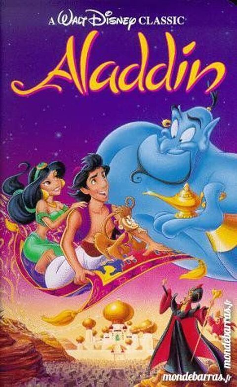 K7 Vhs: Aladdin (175) 6 Saint-Quentin (02)