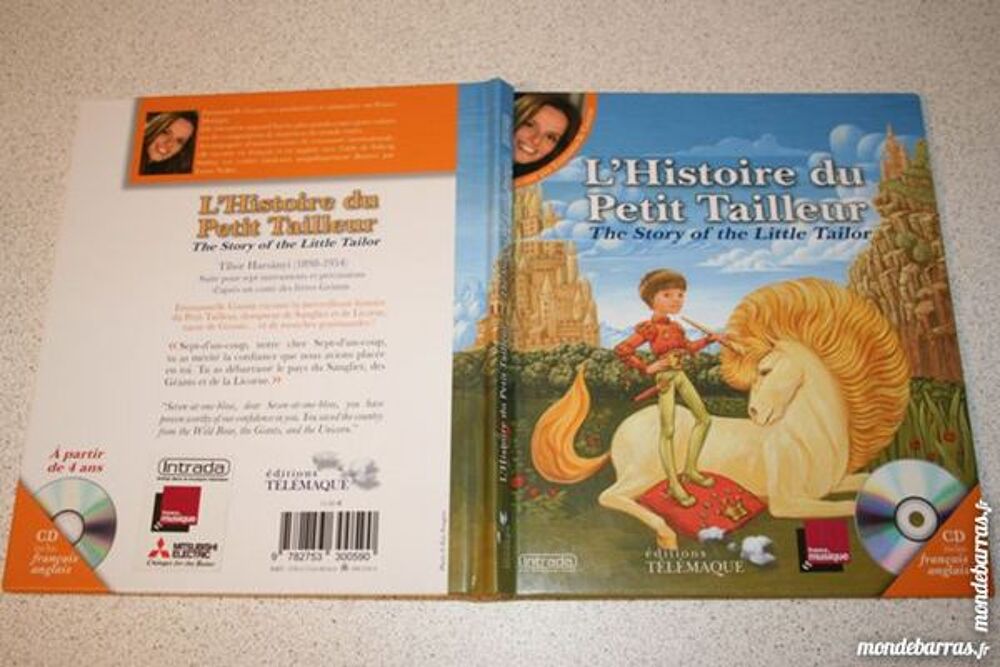 2 livres CD Histoire fran&ccedil;ais et anglais MIROTON Jeux / jouets