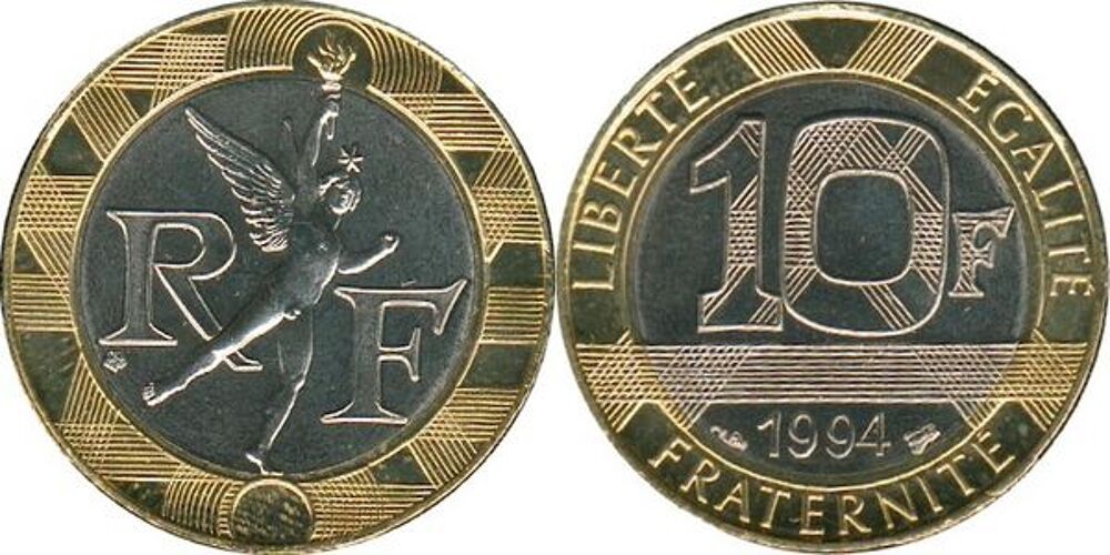 10 francs G&eacute;nie 