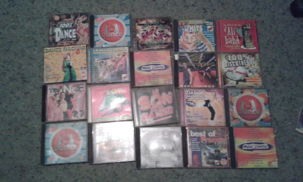 cd 1 titre +compile CD et vinyles