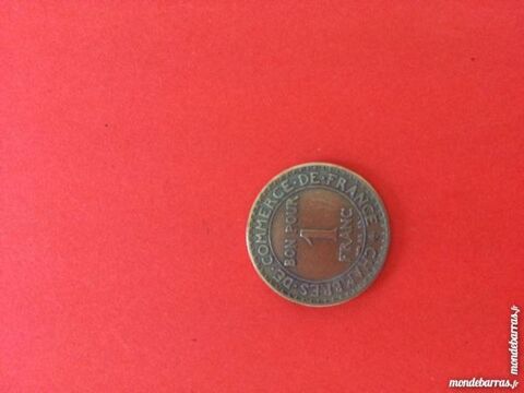 Pi�ce 1 franc chambre des commerces 20 Nice (06)