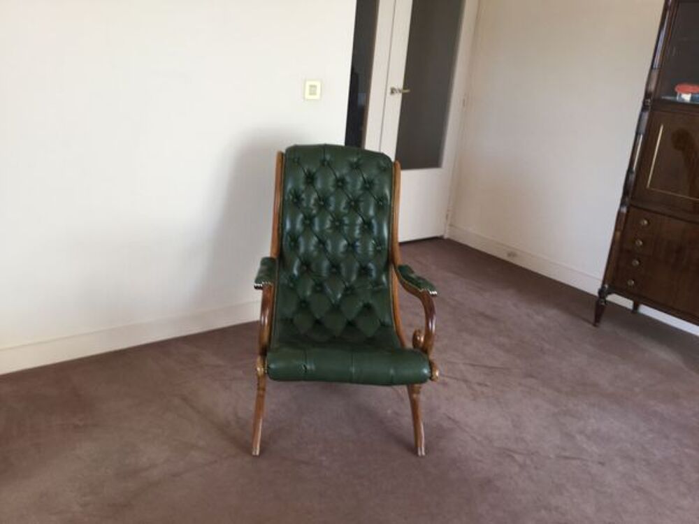 Fauteuil en cuir CHESTERFIELD Meubles