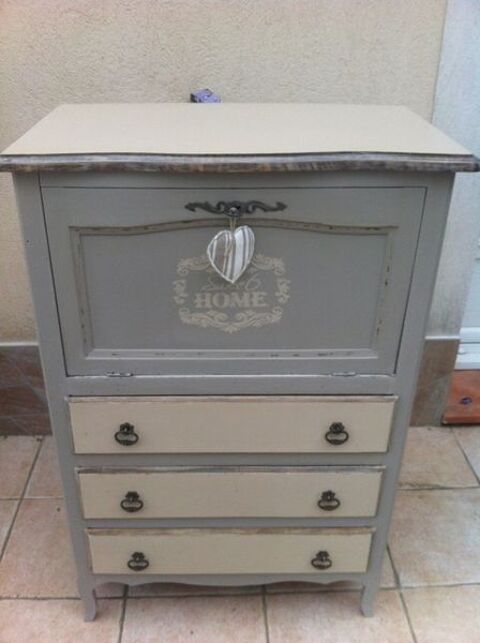 MEUBLE SECRETAIRE SHABBY CHIC 150 Marseille 11 (13)