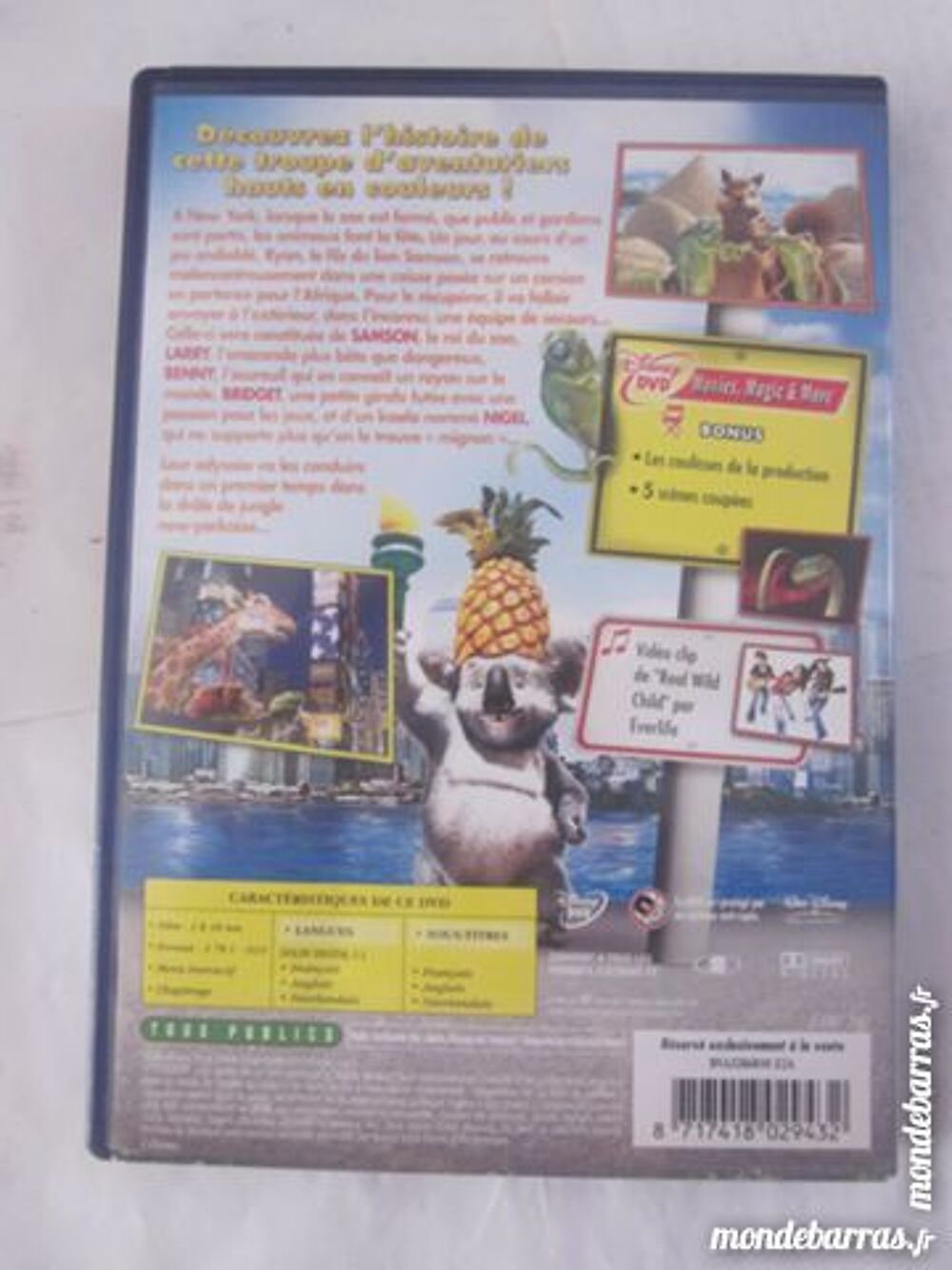 DVD DISNEY THE WILD DVD et blu-ray