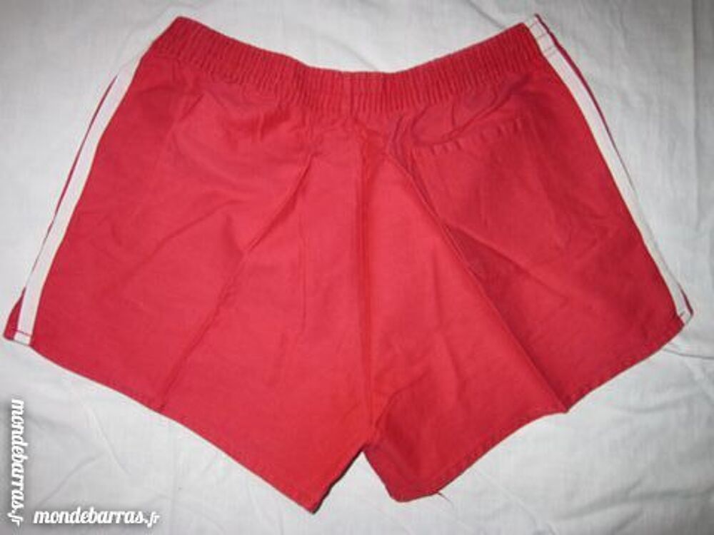 Short de sport en Coton taille 3 Rouge Vêtements