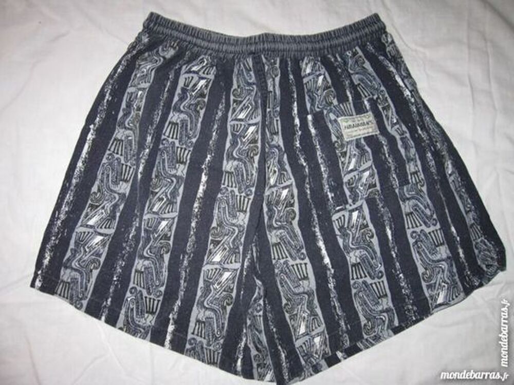 Short HAWAIIAN Taille L Bleu Homme Vêtements