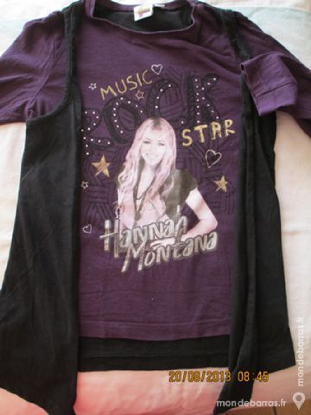 Fille Hannah Montana tee shirt 10 A Vtements enfants