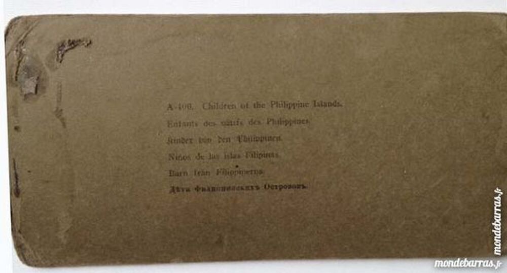 Photographie st&eacute;r&eacute;otype enfants aux Philippines 