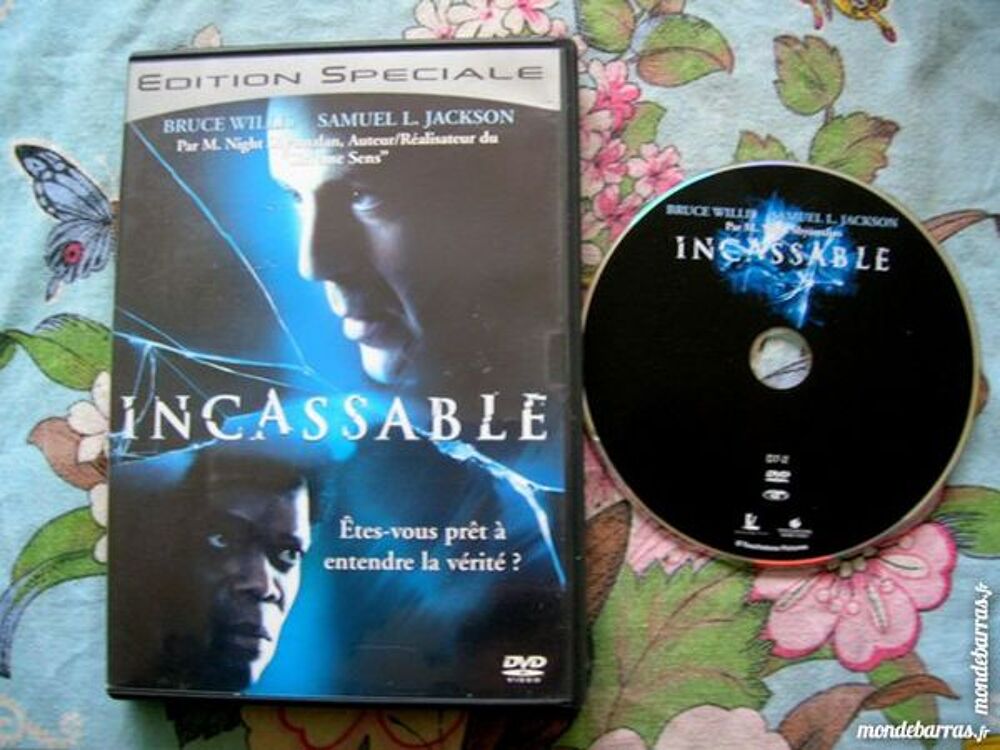 DVD INCASSABLE - Bruce WILLIS/Samuel L. JACKSON DVD et blu-ray