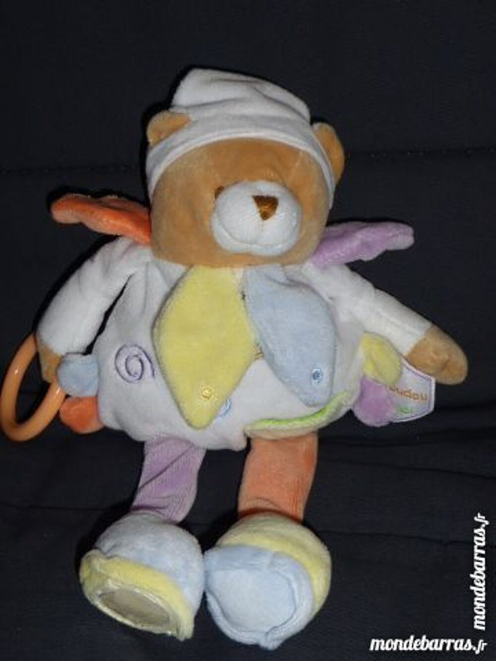 Doudou et compagnie Ours Nuage de couleur DC1033 Puériculture