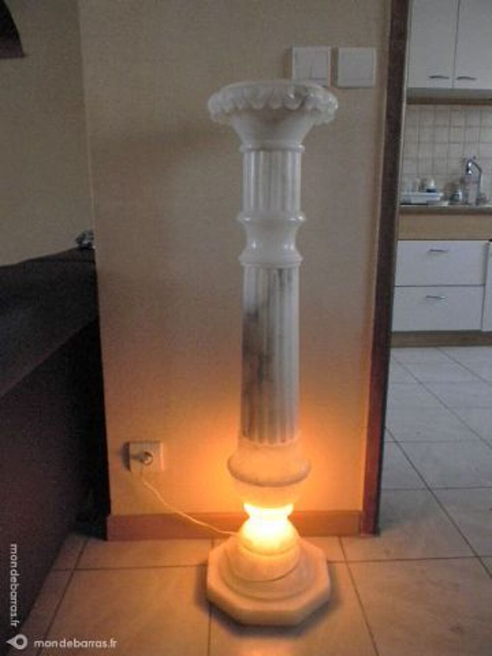Colonne en alb&acirc;tre Décoration