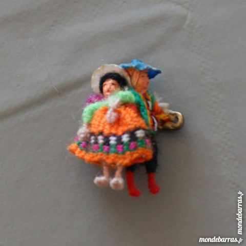 Mini broche en tissus péruviens 2 Cabestany (66)