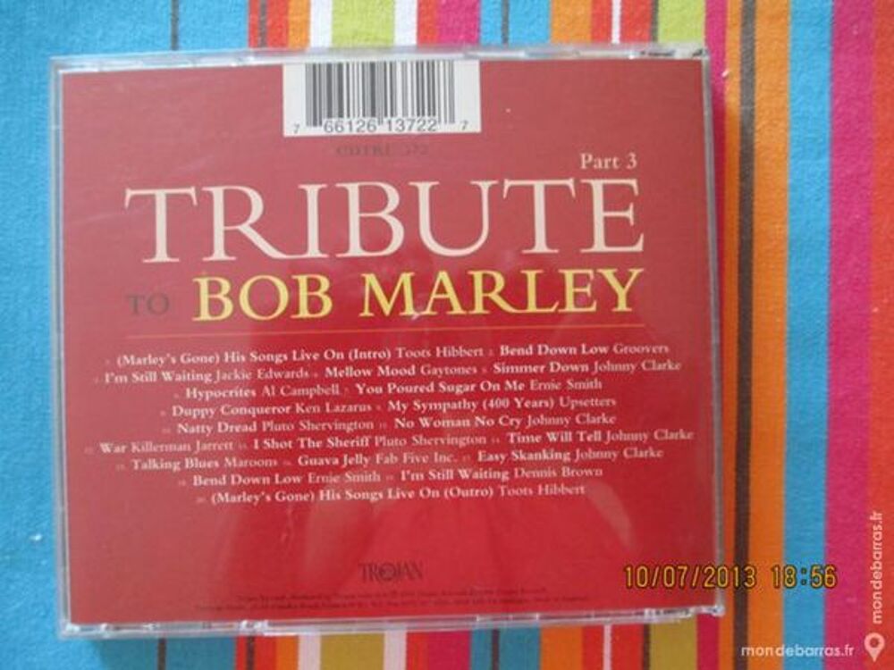 BOB MARLEY CD et vinyles
