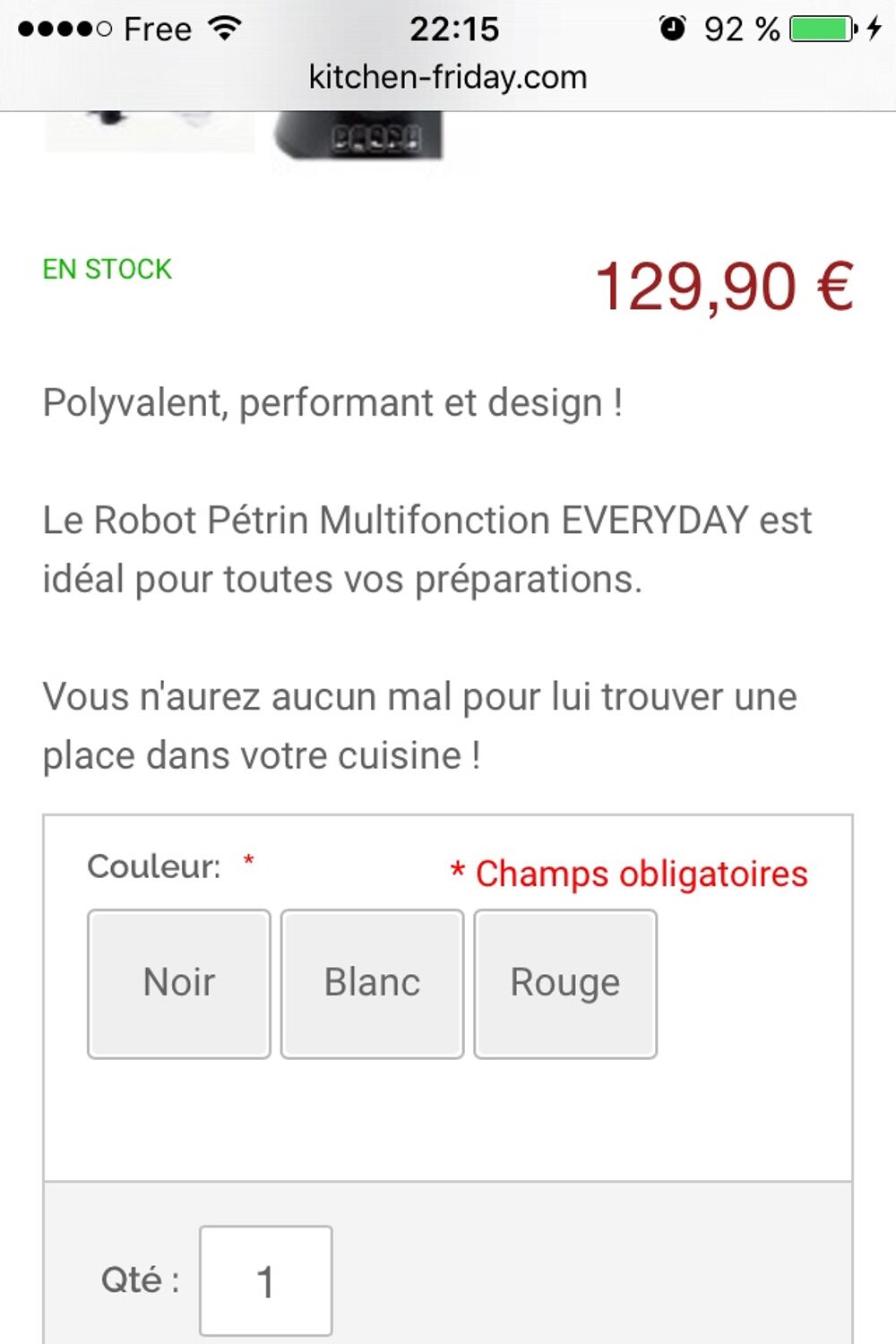 robot multifonctions Electromnager