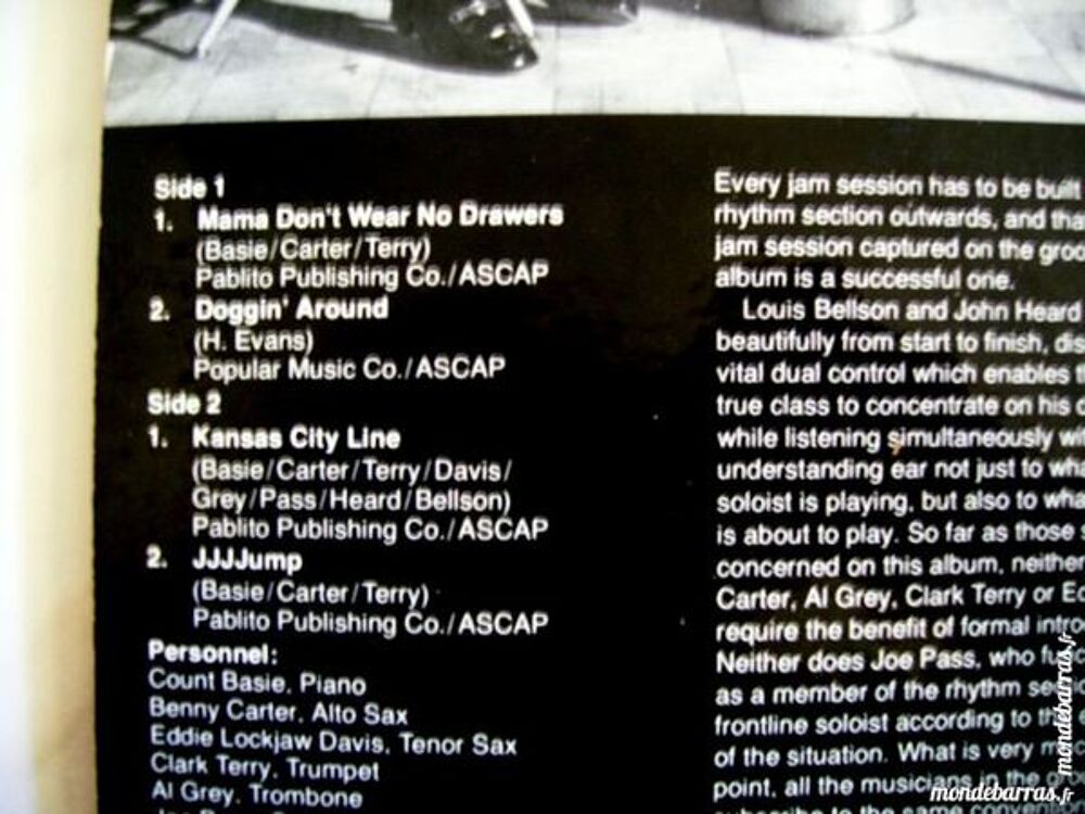 33 TOURS COUNT BASIE Basie Jam #2 - ORIGINAL CD et vinyles