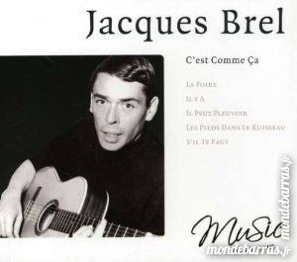 CD Jacques Brel CD et vinyles