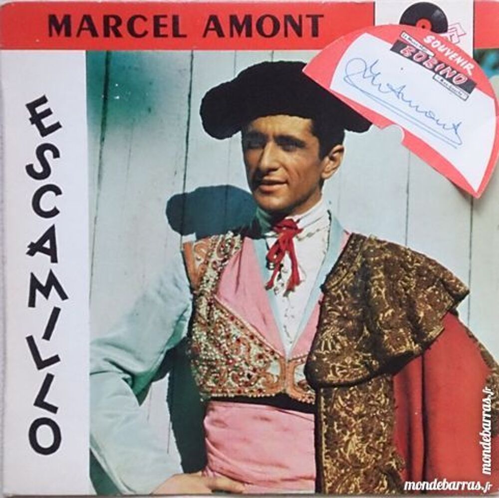 Vinyle 45T Marcel AMONT 4 Titres D&eacute;dicass&eacute; CD et vinyles