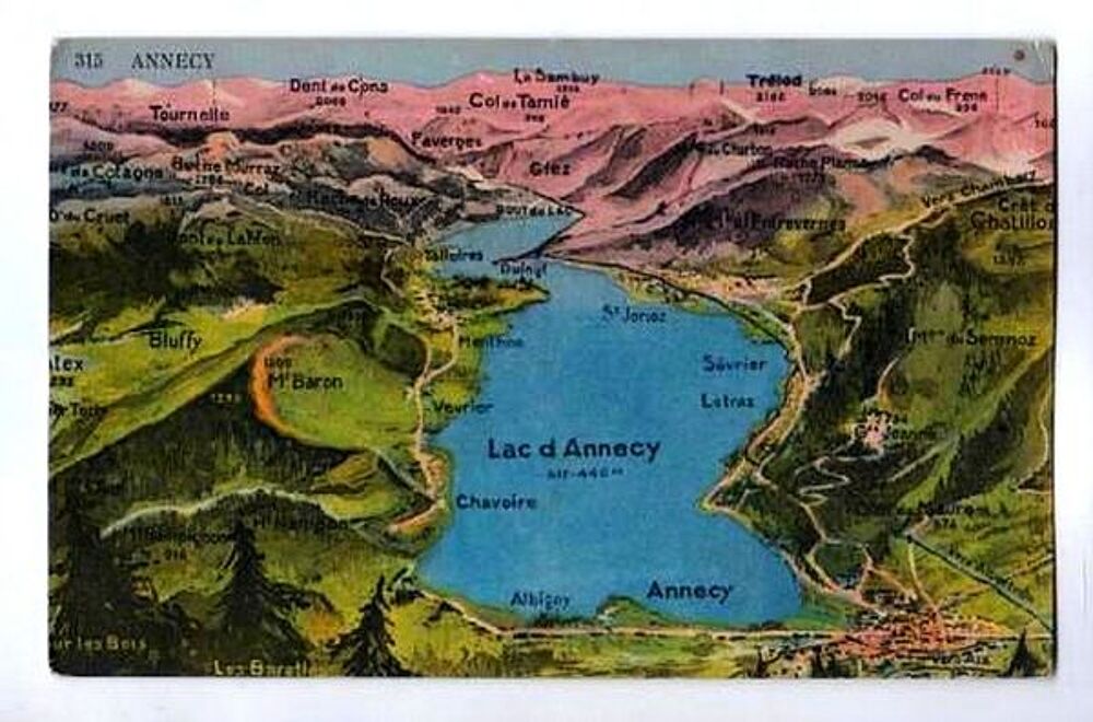 ANNECY - CARTE POSTALE / prixportcompris 