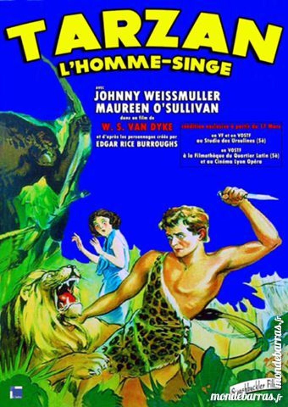 Dvd: Tarzan, l'homme singe (276) DVD et blu-ray