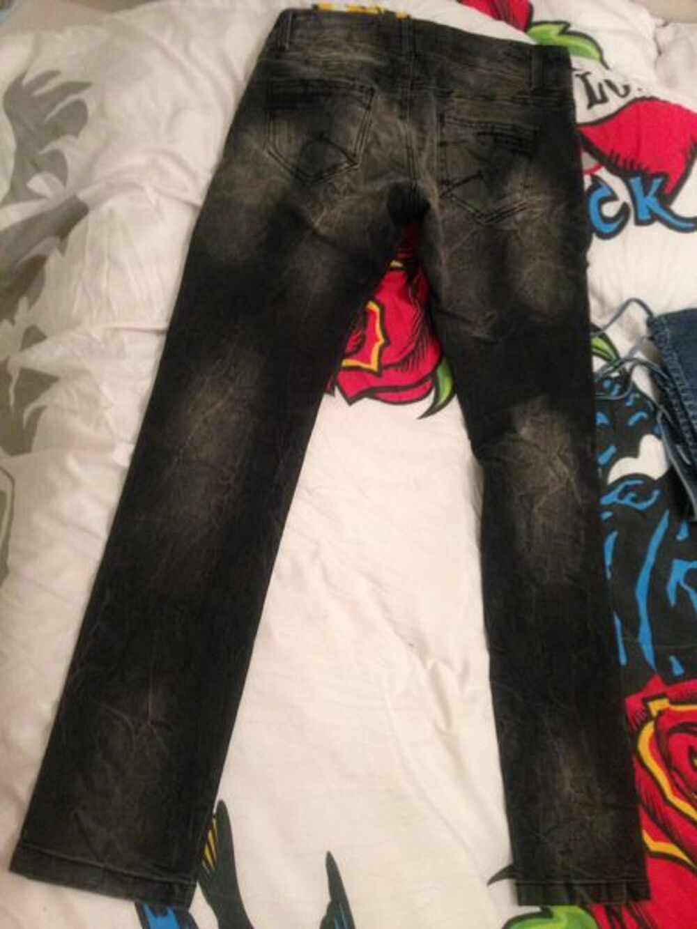 Jean's noir dentelle Jenyfer taille 40 Vêtements