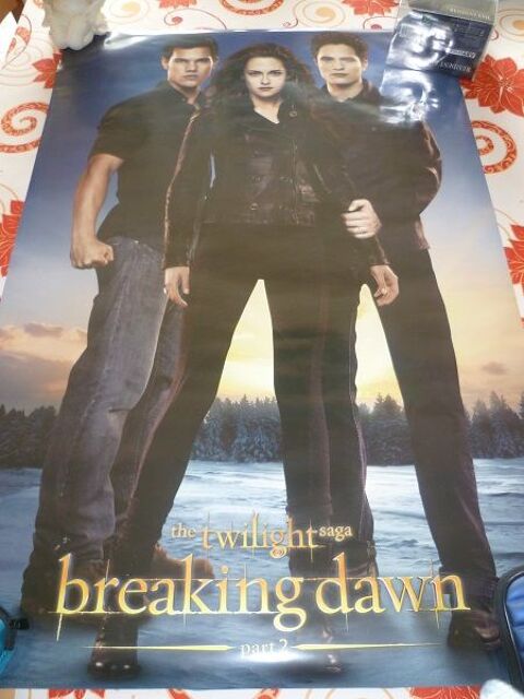 Poster twilight ciné film TV jacob edward bella cullen 9 Fèves (57)