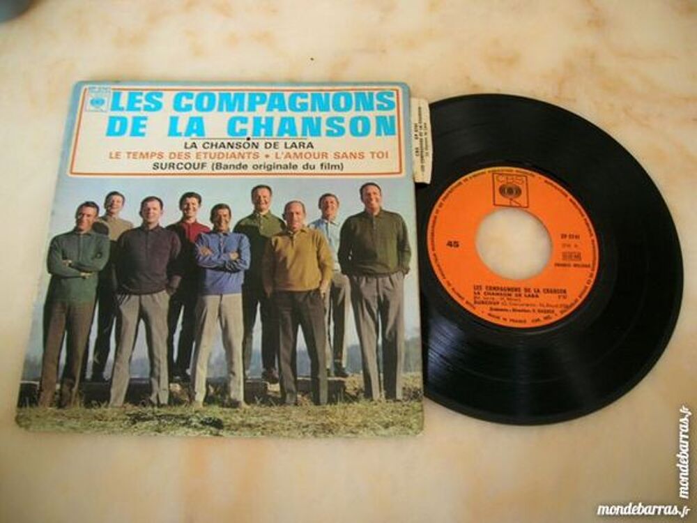 EP LES COMPAGNONS DE LA CHANSON La chanson de Lara CD et vinyles