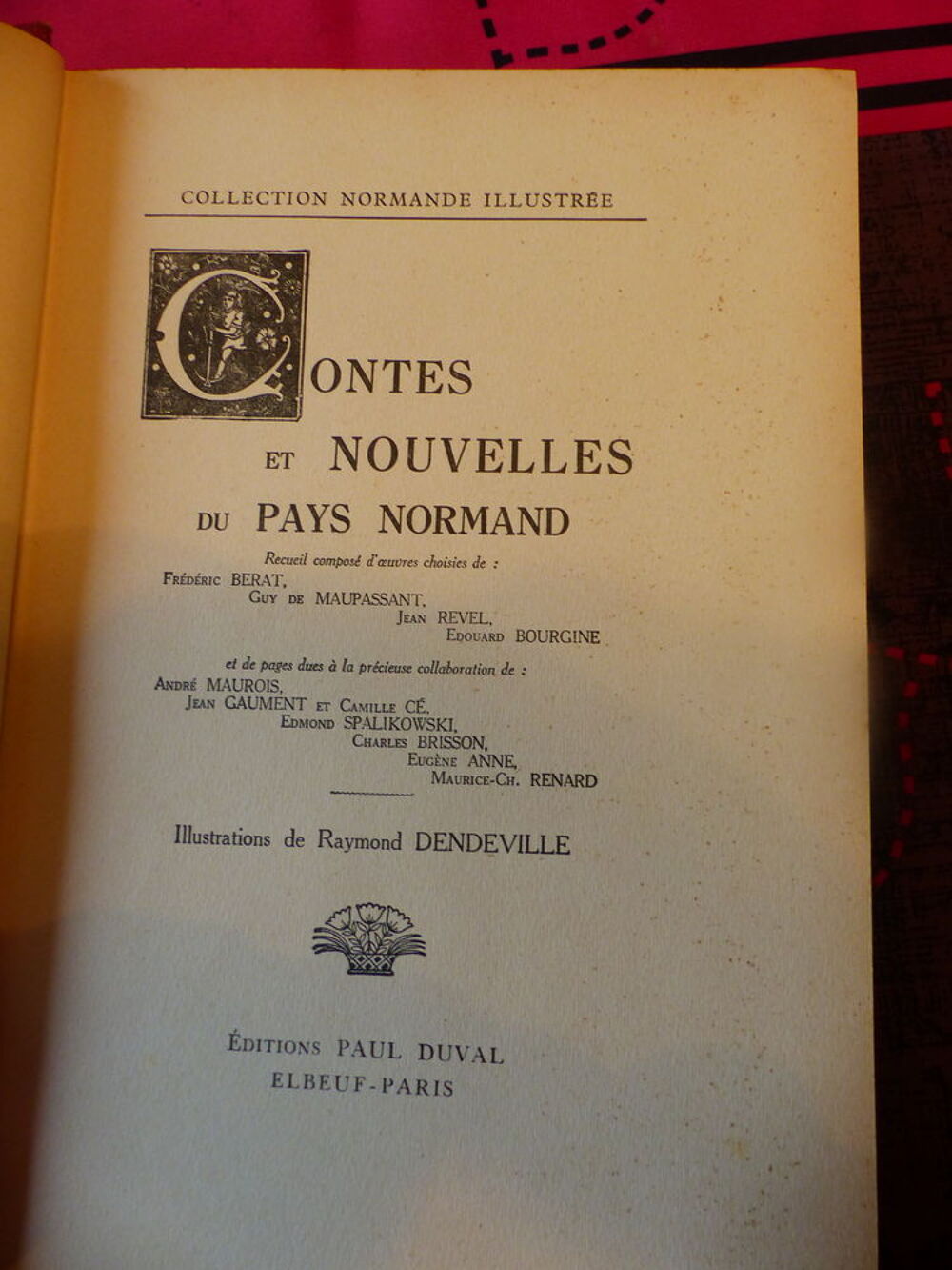CONTES ET NOUVELLES DU PAYS NORMAND Livres et BD