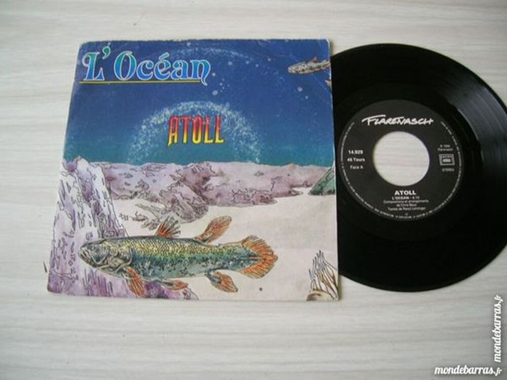 45 TOURS ATOLL L'oc&eacute;an CD et vinyles