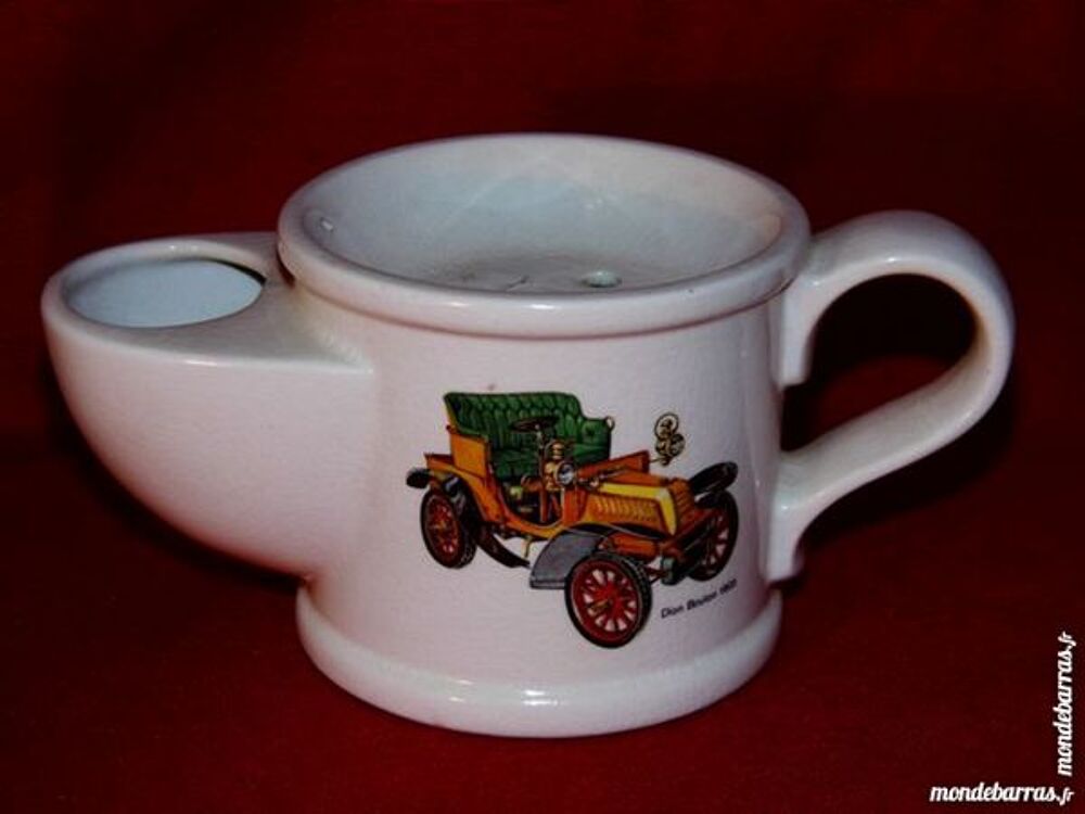 Pot barbier coiffeur savon barbe blaireau vintage Décoration