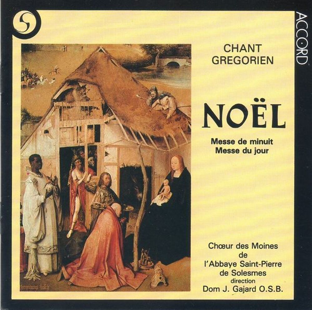 CD's &amp; microsillons de Chant Gr&eacute;gorien CD et vinyles
